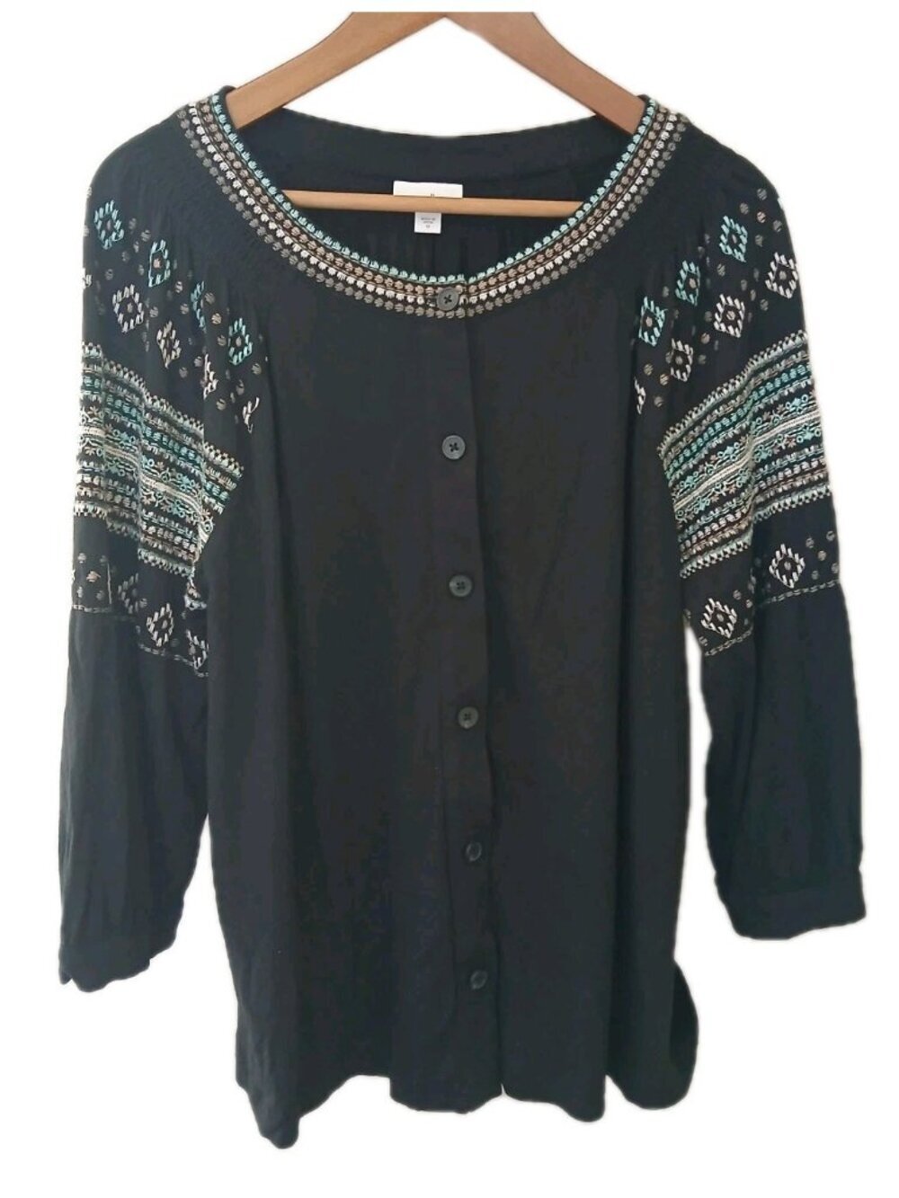 J. Jill Button Down Blouse